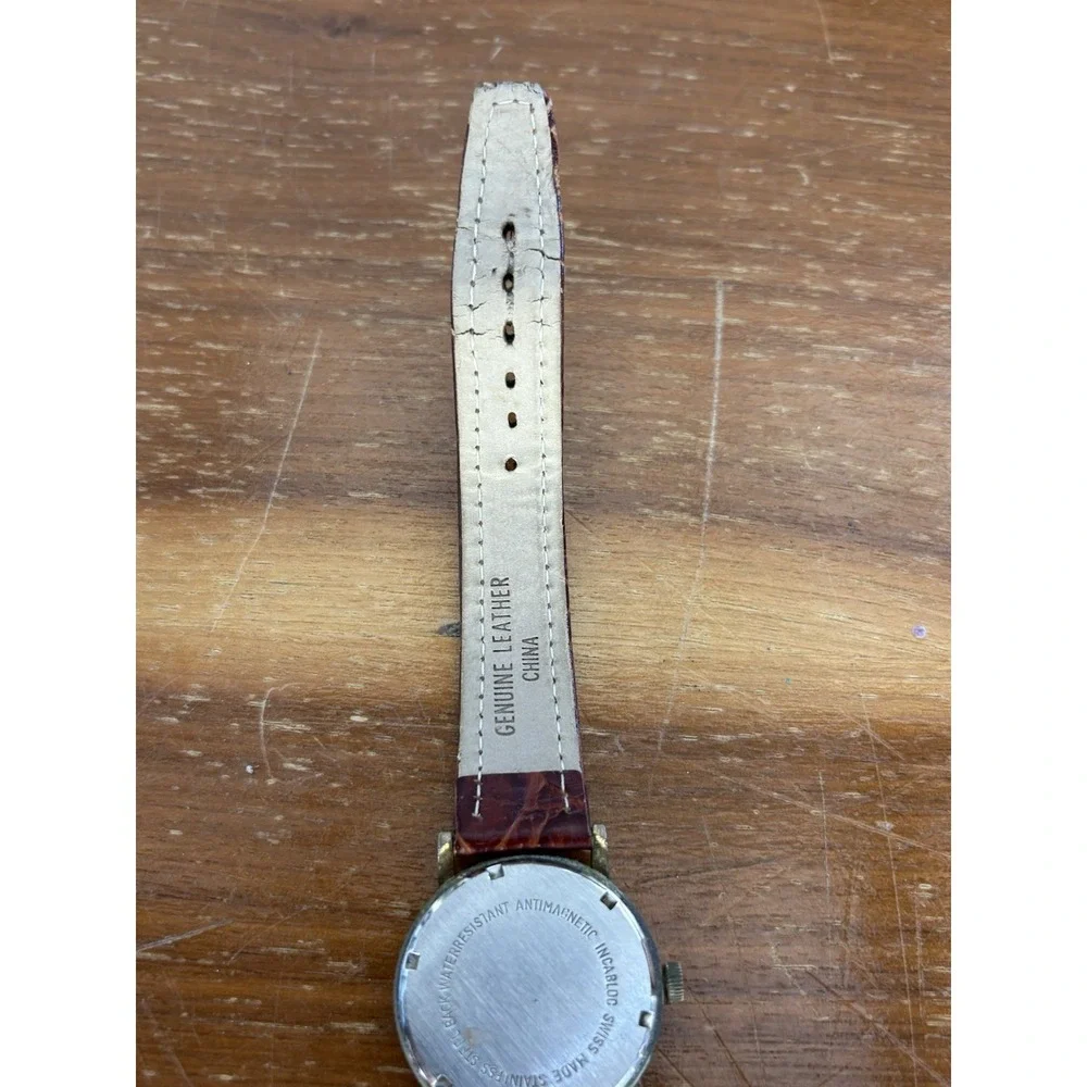 ⭐️Vintage Hilton 17 Jewels Watch Swiss Made⭐️Mechanical Incabloc Manual Wind⭐️